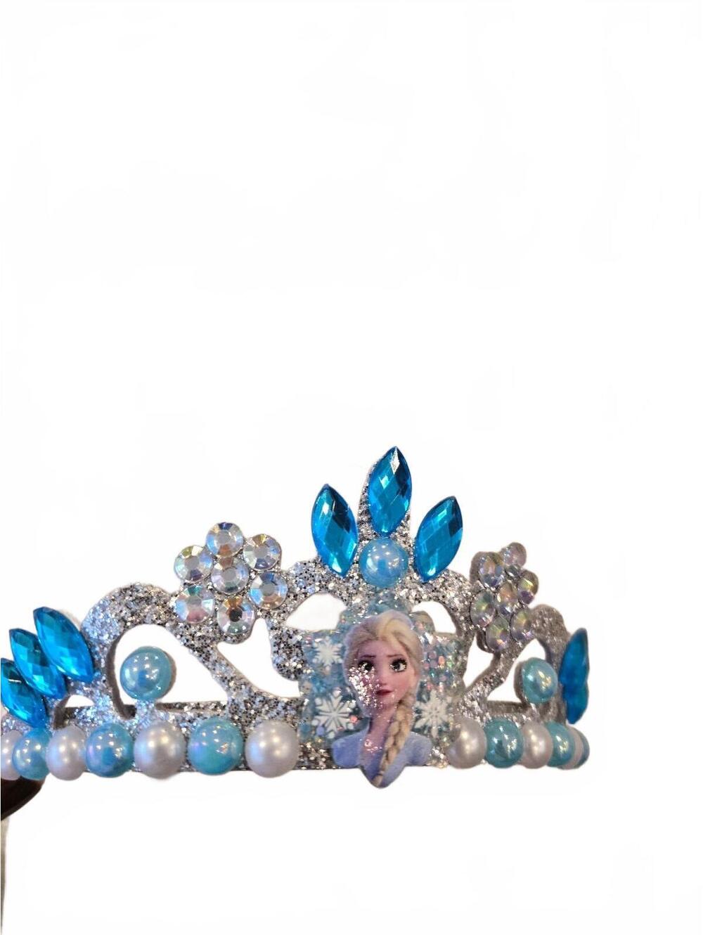 Disney Frozen Elsa blue tiara headband
